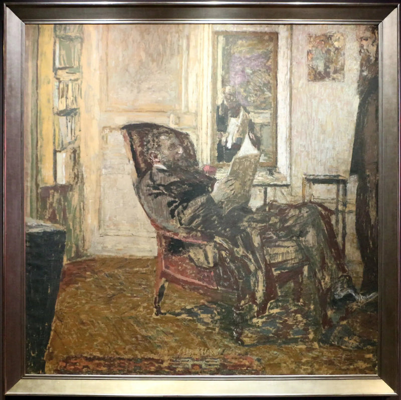 Portrait de Thadée Natanson dans le fauteuil - Édouard Vuillard