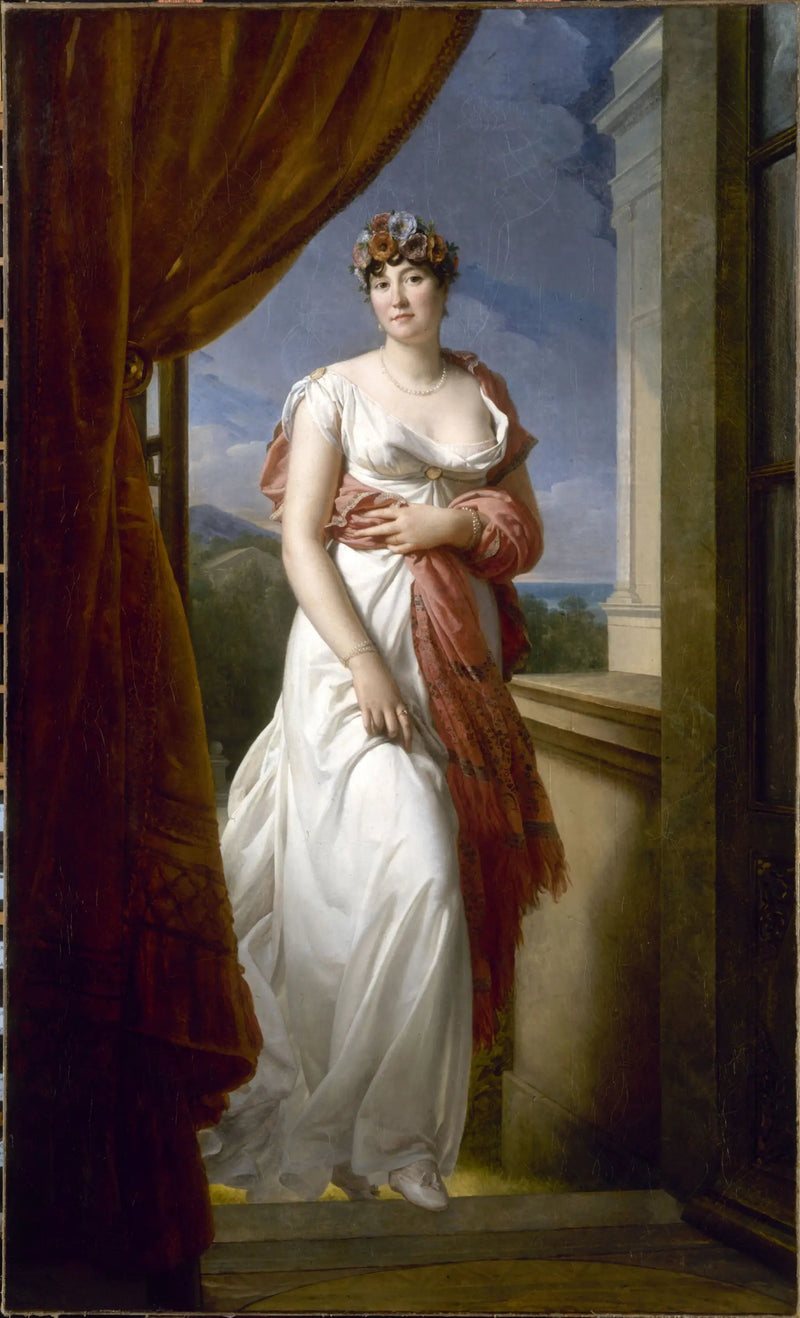 Portræt af Thérèse Cabarrus (1773-1835), hustru Tallien, derefter prinsesse af Caraman-Chimay - François Gérard