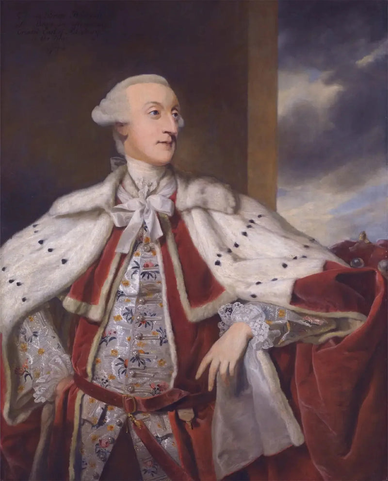 Portræt af Thomas Bruce Brudenell-Bruce, senere 1. greve af Ailesbury, i peerens dragt. - Joshua Reynolds