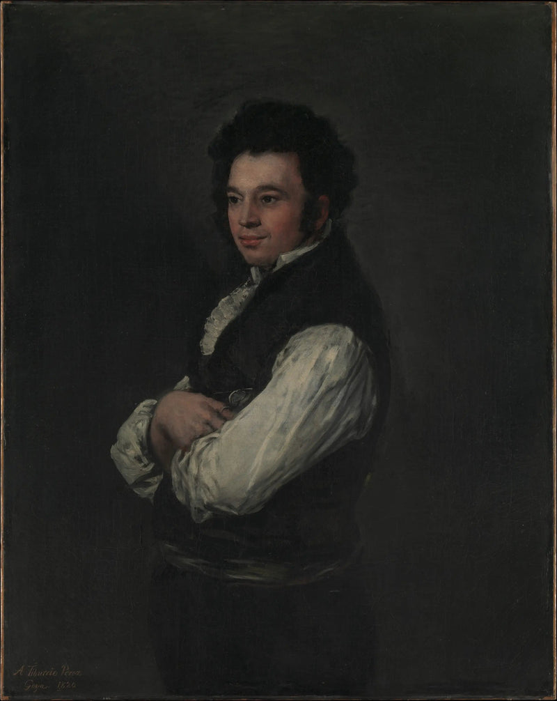 Portræt af Tiburcio Pérez y Cuervo, arkitekten - Francisco de Goya