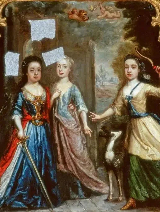 Portræt af tre børn - Pierre Mignard
