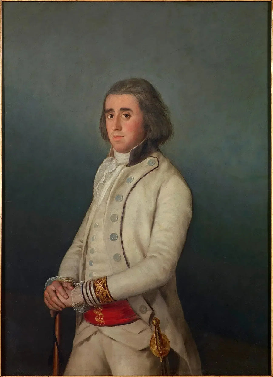 Portræt af Valentín Bellvís de Moncada y Pizarro - Francisco de Goya