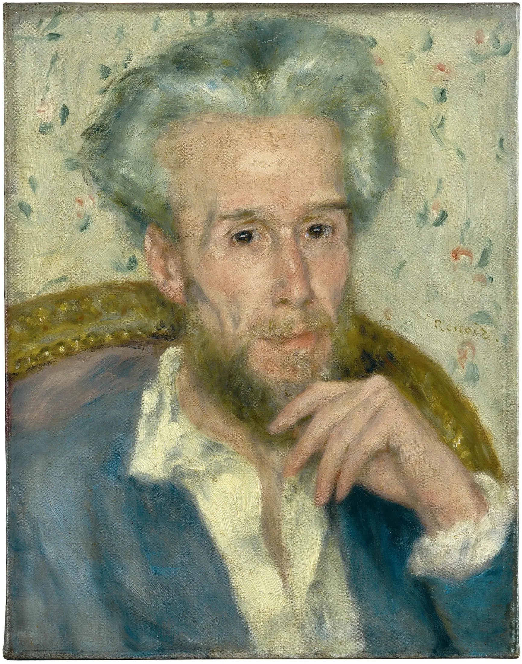 Portrait de Victor Chocquet - Pierre-Auguste Renoir image 1 copie peinte à la main à l’huile
