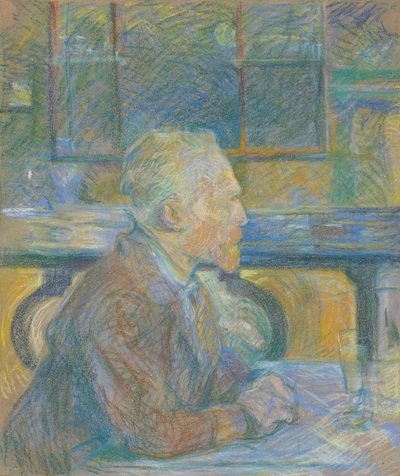 Portræt af Vincent van Gogh - Henri de Toulouse-Lautrec