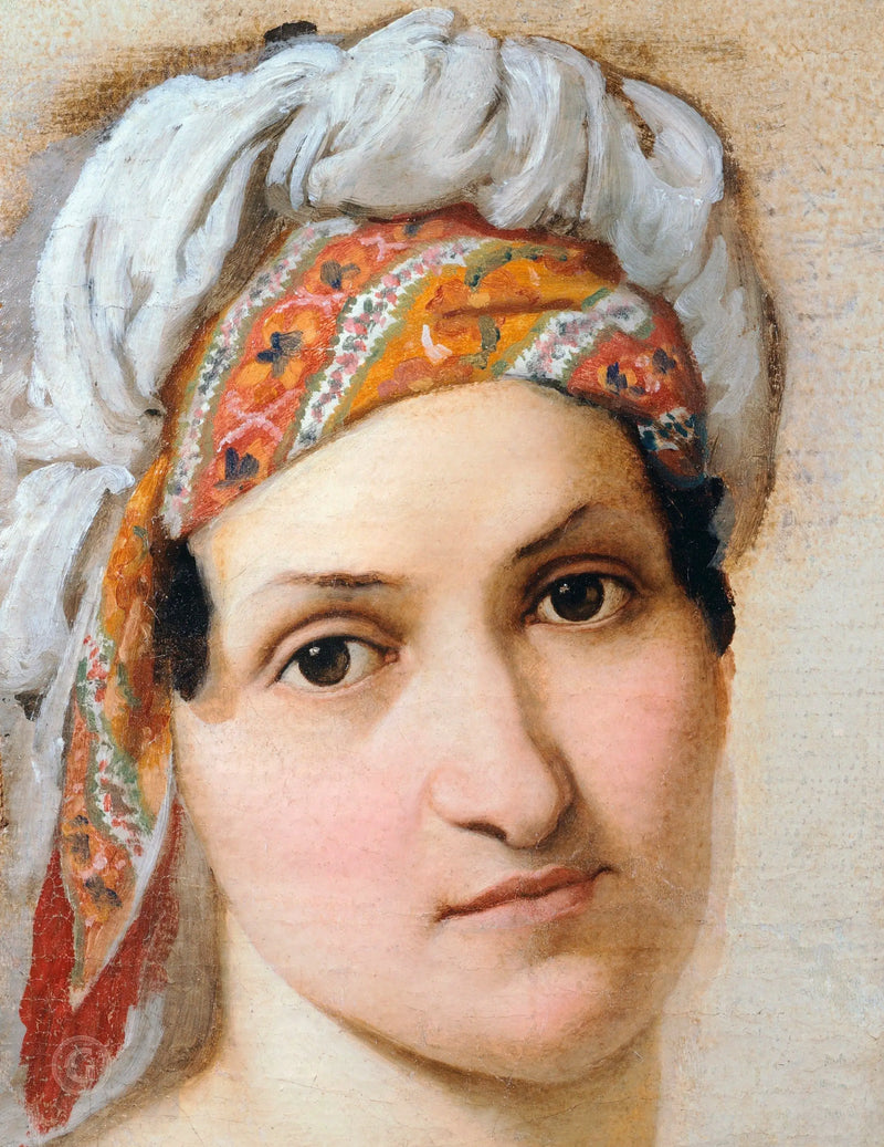 Portrait de Vincenza Scaccia, la petite amie de l'artiste - Francesco Hayez