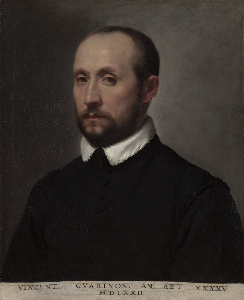 Portræt af Vincenzo Guarignoni - Giovanni Battista Moroni