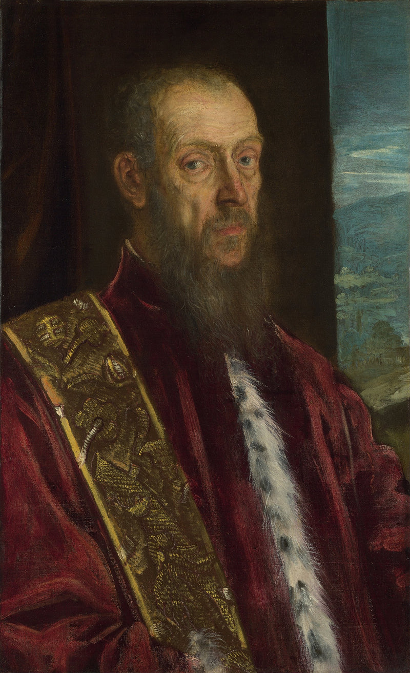 Portræt af Vincenzo Morosini - Jacopo Tintoretto