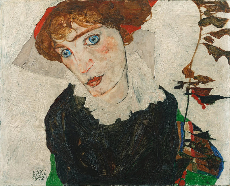 Portræt af Walburga Neuzil - Egon Schiele