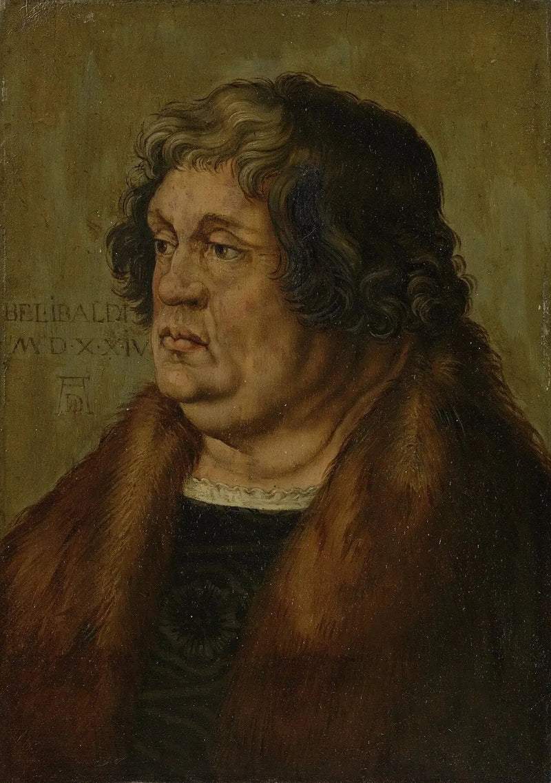 Portræt af Willibald Pirckheimer - Albrecht Dürer