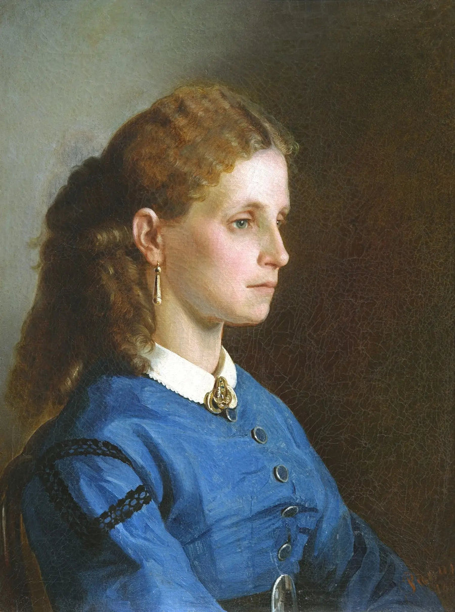 Portrait de Yanitskaya - Ilya Repin