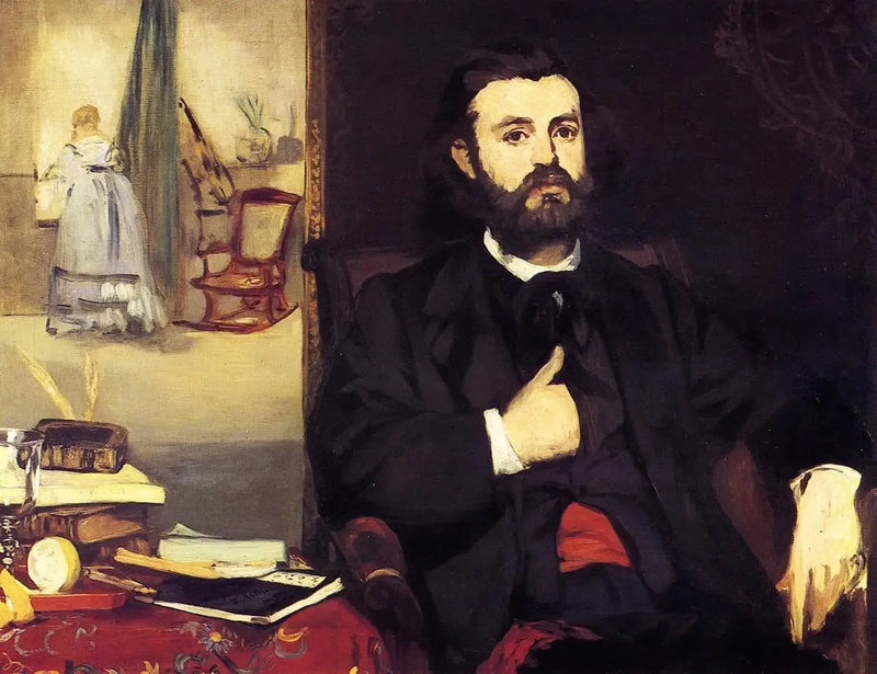 Portræt af Zacharie Astruc - Édouard Manet