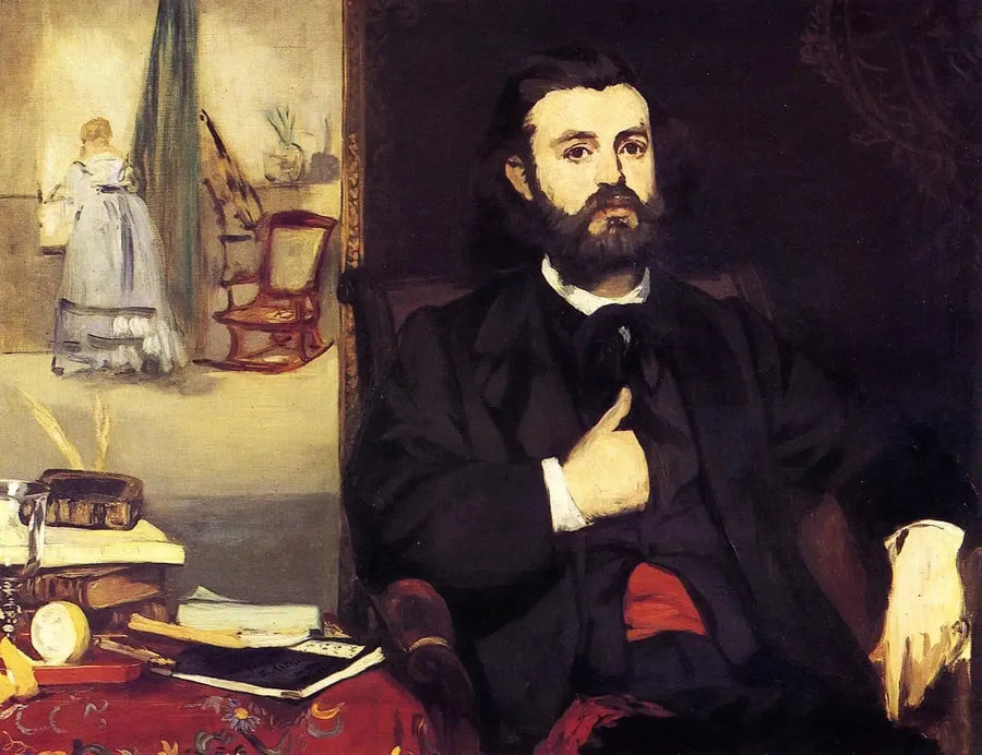 Portræt af Zacharie Astruc - Édouard Manet