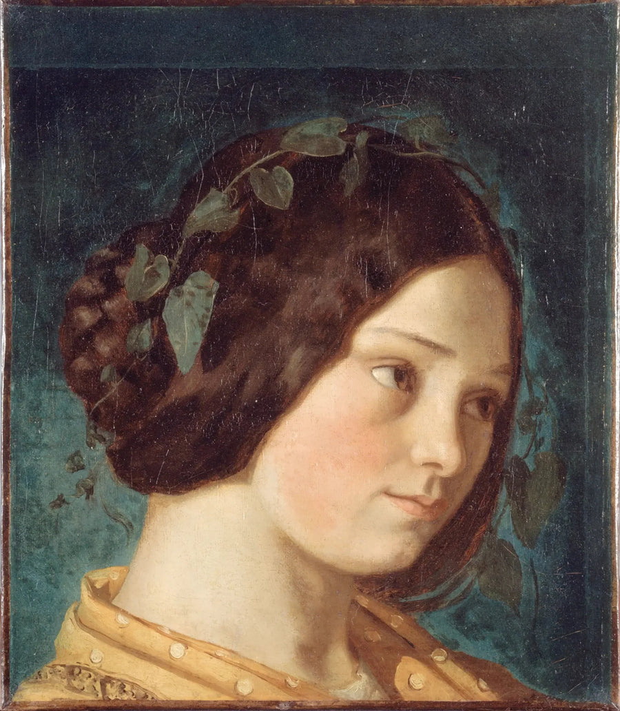 Zélie Courbet-portræt - Gustave Courbet