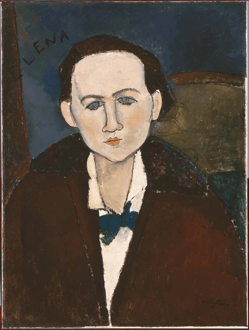 Portræt af Elena Pavlowski - Amedeo Modigliani
