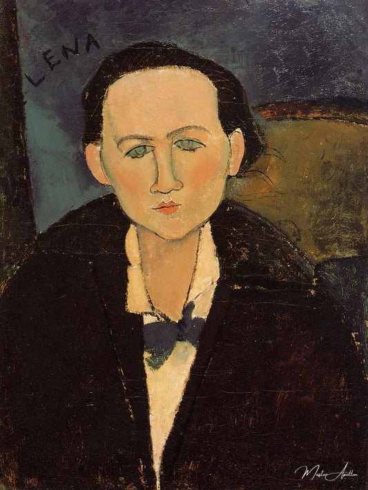 Portrait d'Elena Pawlowski - Amedeo Modigliani - Reproductions de tableaux et peintures haut de gamme