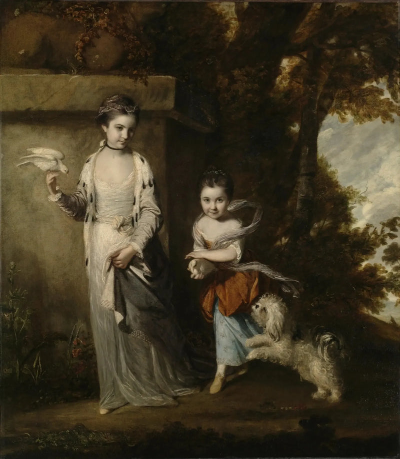 Portræt af damerne Amabel og Mary Jemima Yorke - Joshua Reynolds