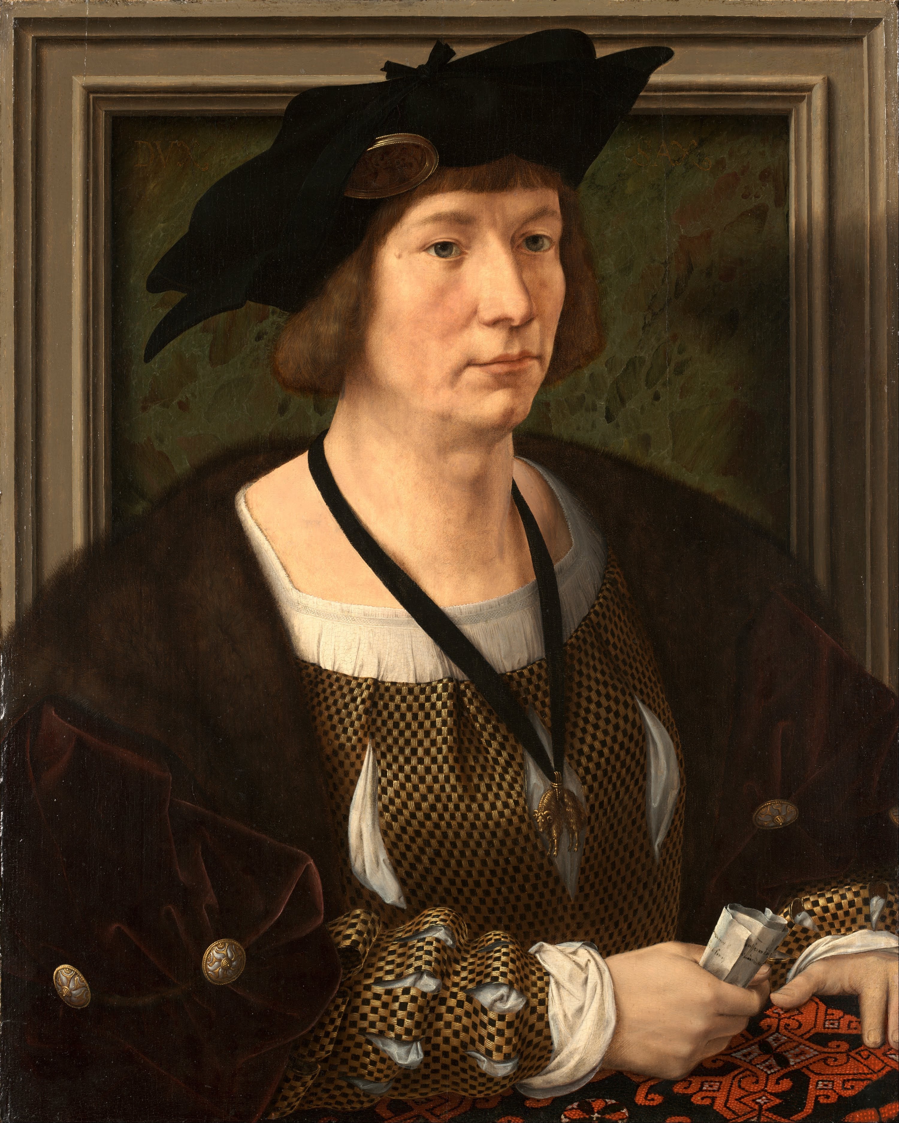 Portrait d’Hendrik III comte de Nassau-Breda - Jan Gossaert - Alpha Reproduction