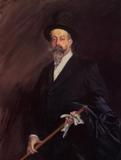 Portræt af Henri Gauthier Villars, alias Willy - Giovanni Boldini