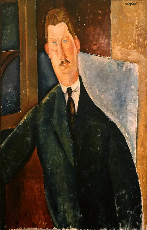 Portræt af mand - Amedeo Modigliani