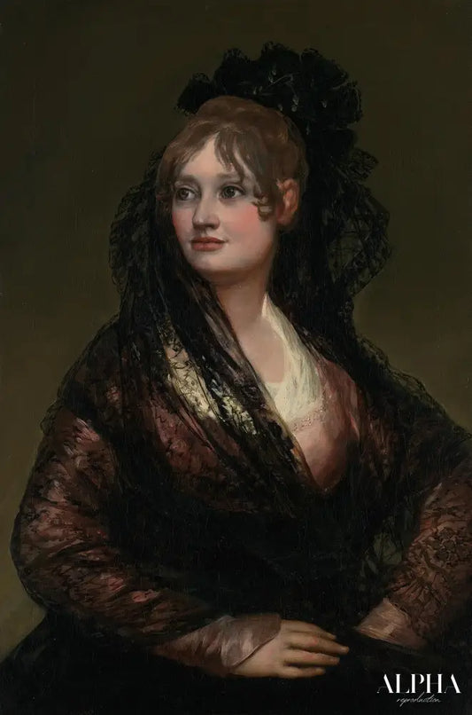 Portrait d'Isabelle Porcel - Francisco de Goya - Reproductions de tableaux et peintures haut de gamme