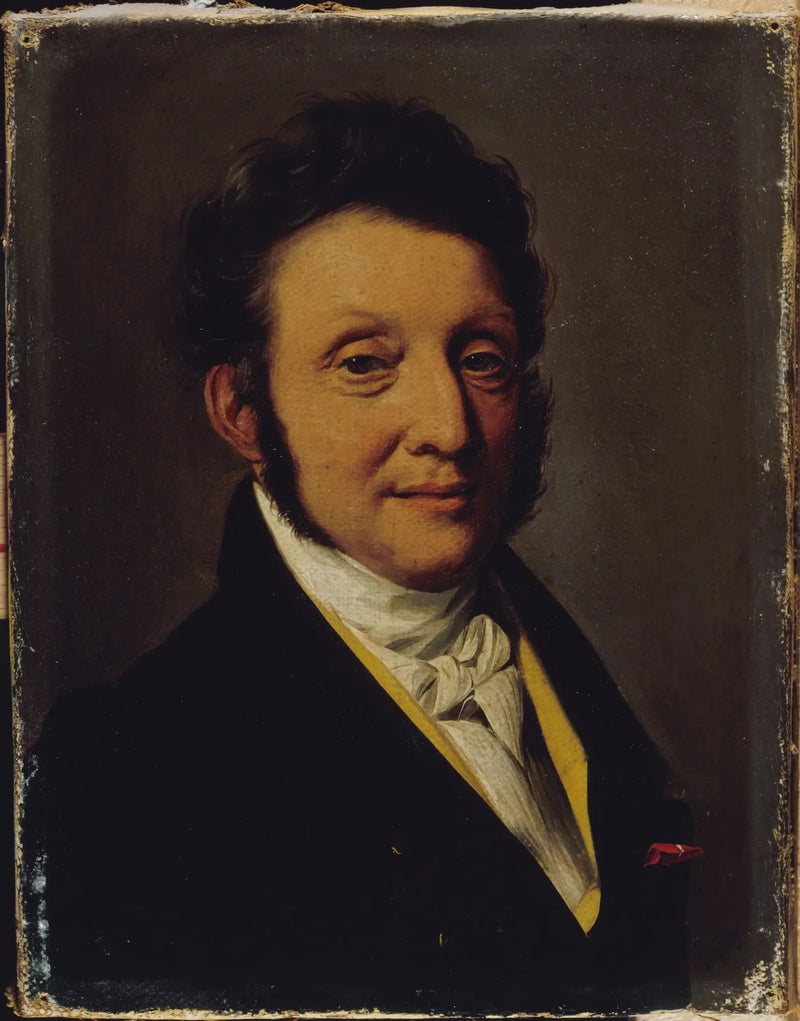 Portræt af oberst Gustave Pourlin - Louis-Léopold Boilly