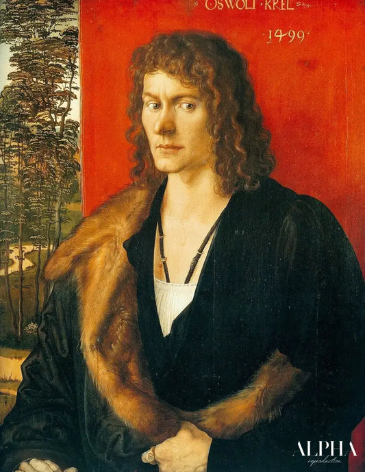 Portrait d'Oswald Krell - Albrecht Dürer - Reproductions de tableaux et peintures haut de gamme