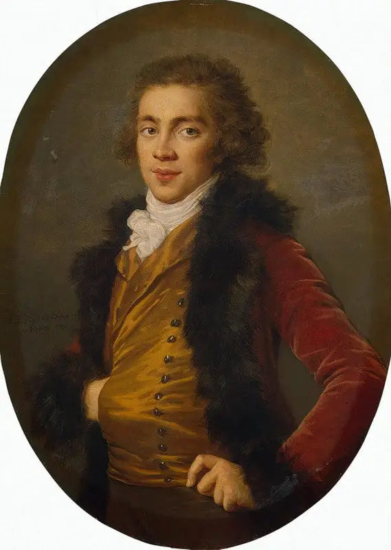 Portrait af baron Grigori Strogsnov - Élisabeth Vigée Le Brun
