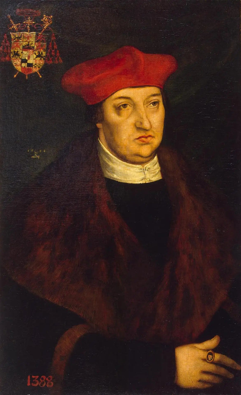 Portræt af kardinal Albrecht af Brandenburg - Lucas Cranach den Ældre