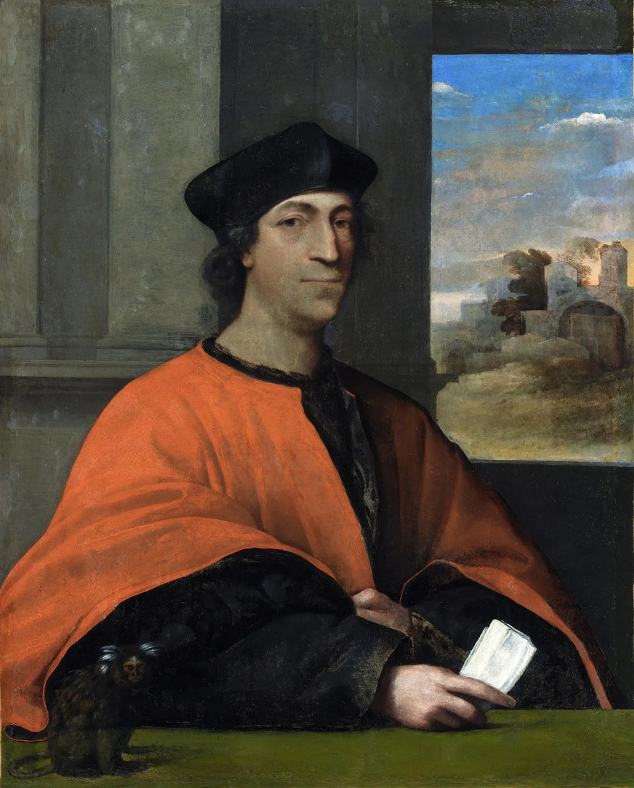 Portræt af kardinal Antonio Ciocchi del Monte (1461-1533) - Sebastiano del Piombo