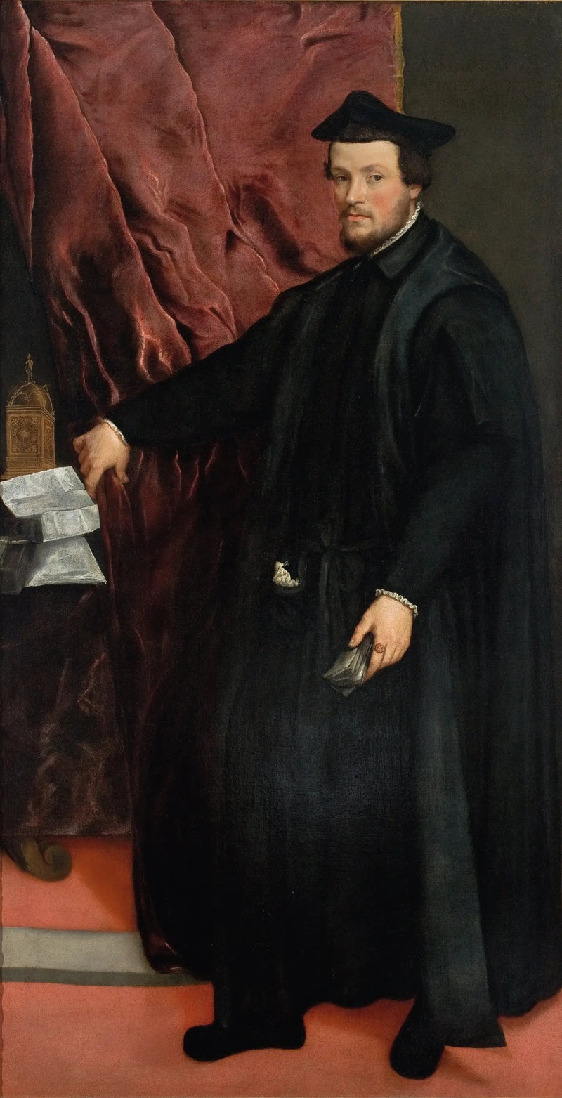 Portrait af kardinal Cristoforo Madruzzo - Titian