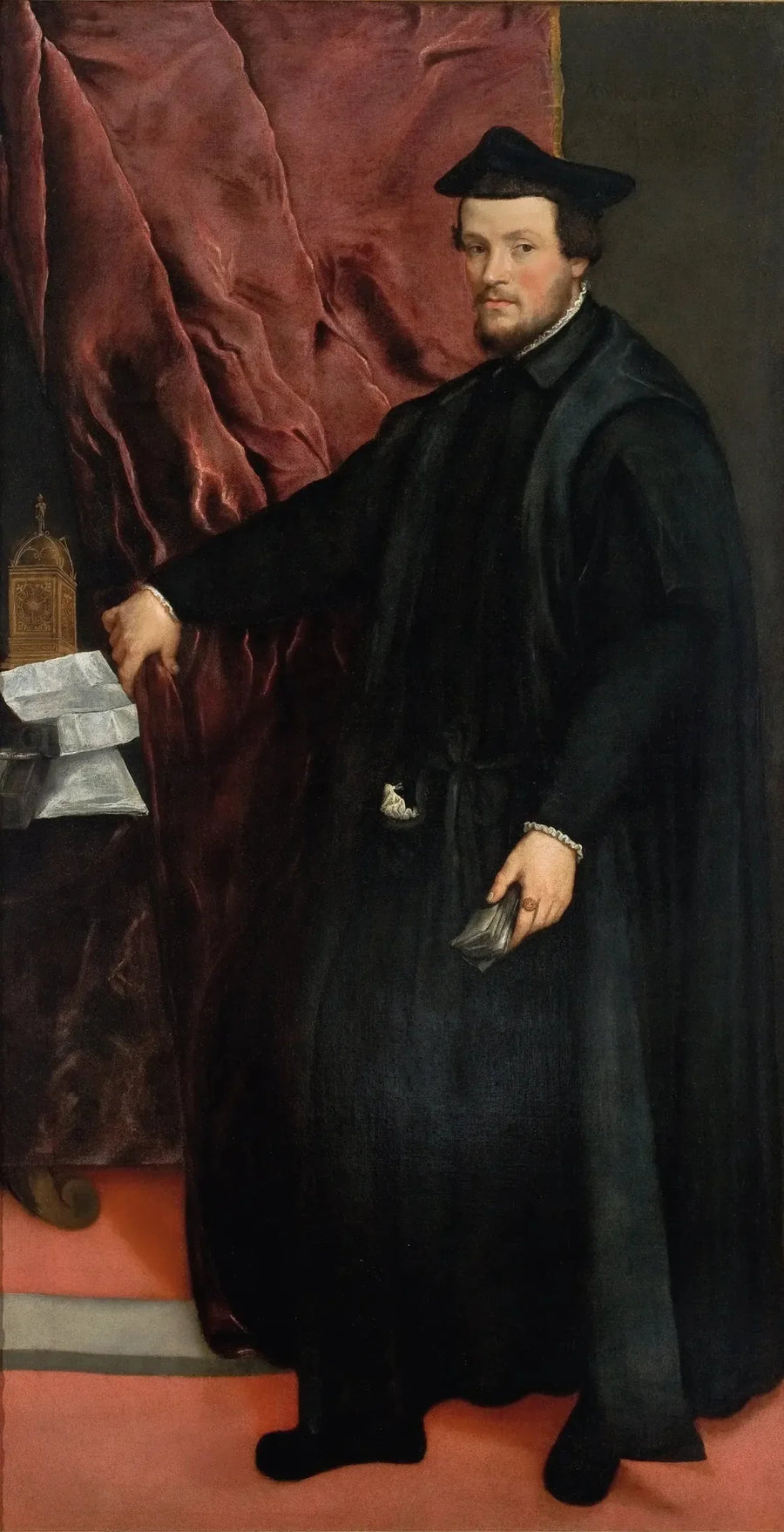 Portrait af kardinal Cristoforo Madruzzo - Titian