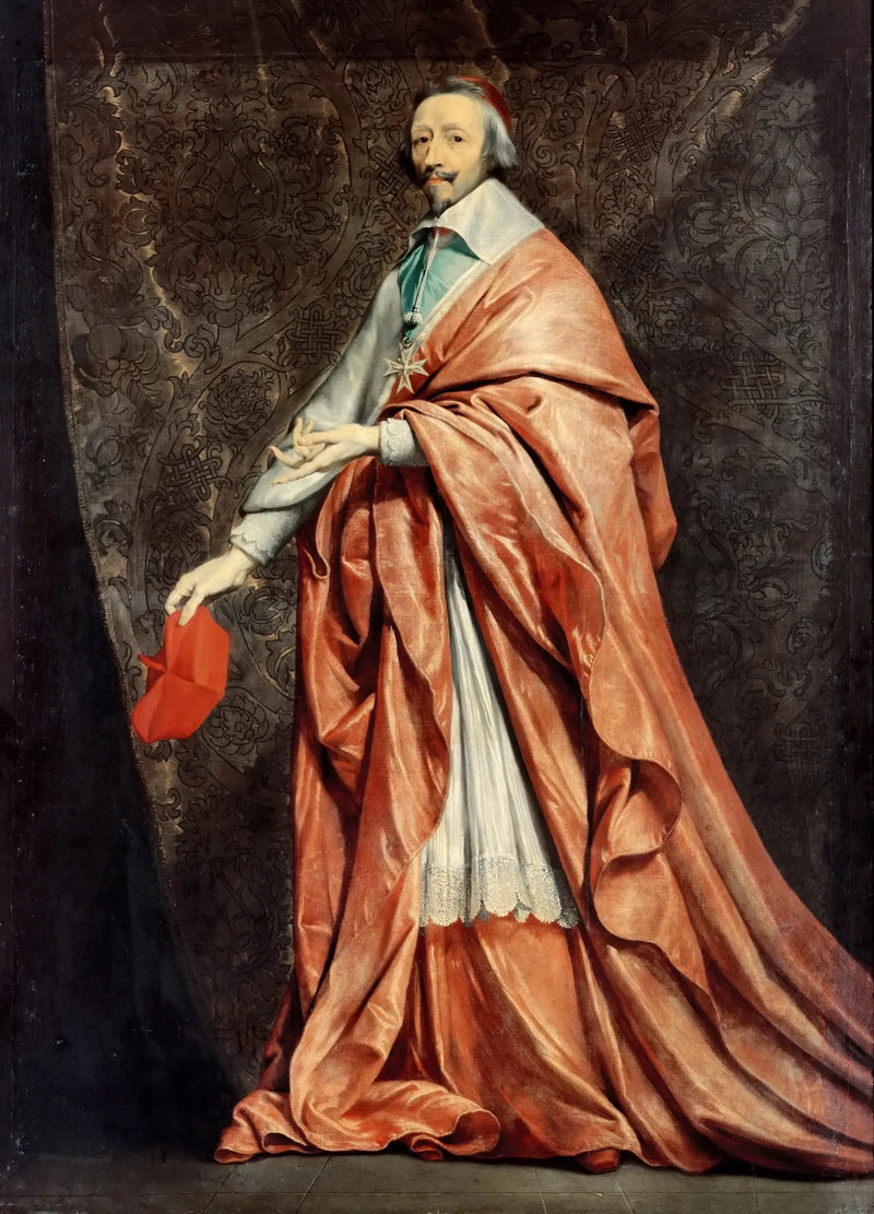 Portræt af kardinal Richelieu - Philippe de Champaigne