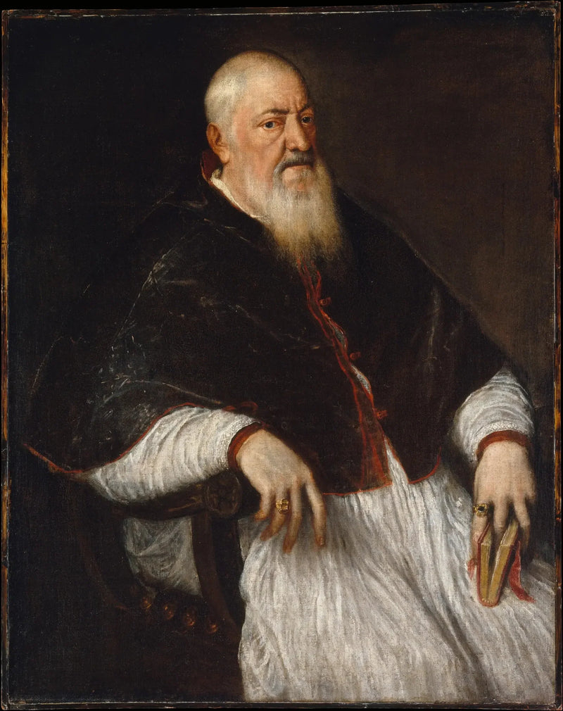 Portrait af kardinal Filippo Archinto - Titian