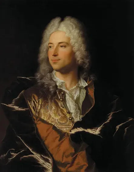 Portræt af ridder Lucas Schaub von Basel - Hyacinthe Rigaud
