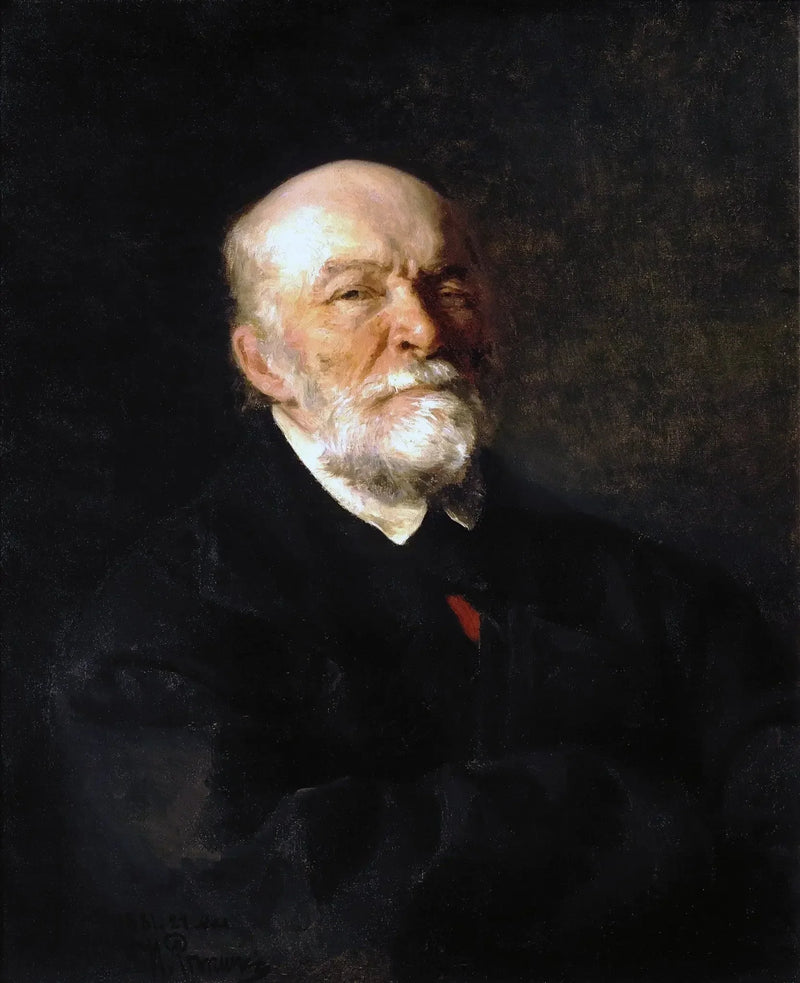 Portræt af kirurgen Nikolaï Ivanovitch Pirogov - Ilya Repin