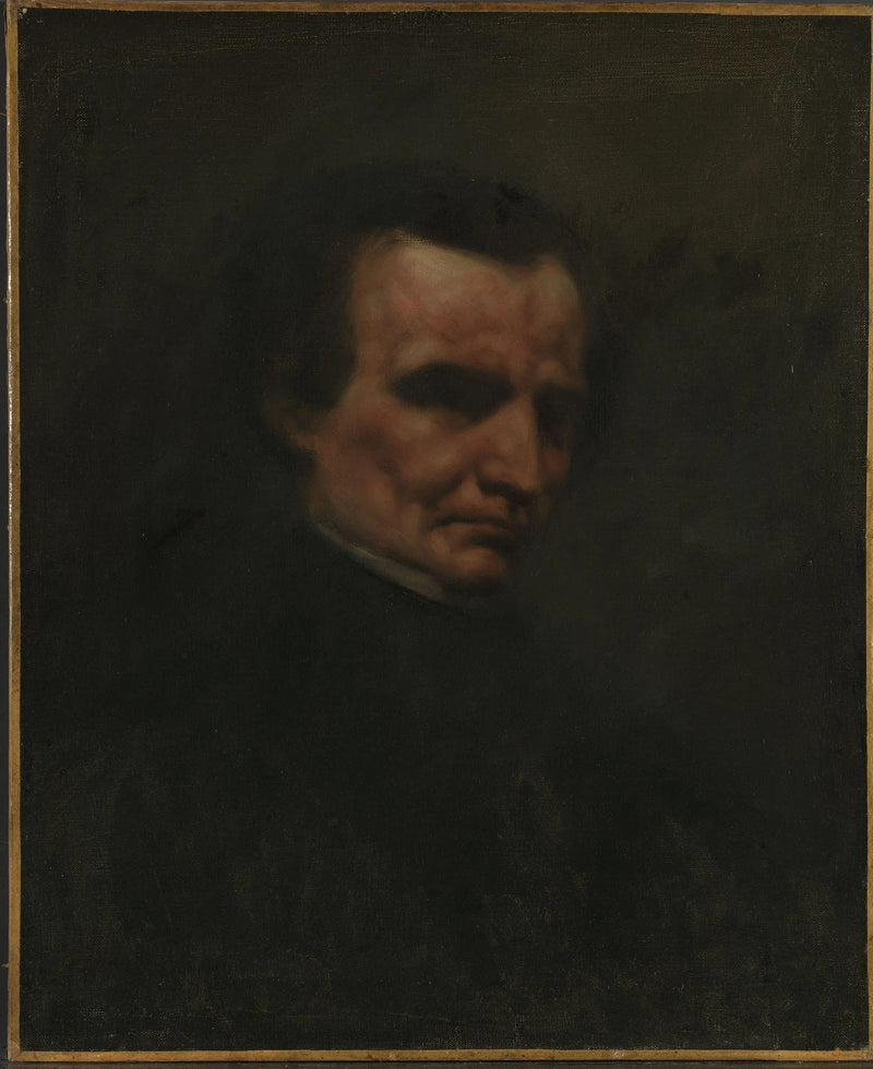 Portræt af komponisten Hector Berlioz - Gustave Courbet
