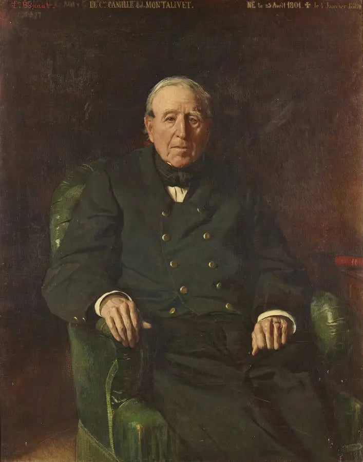 Portrait af grev de Montalivet - Léon Bonnat
