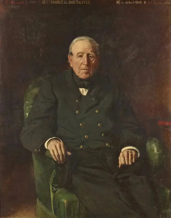 Portrait af grev de Montalivet - Léon Bonnat