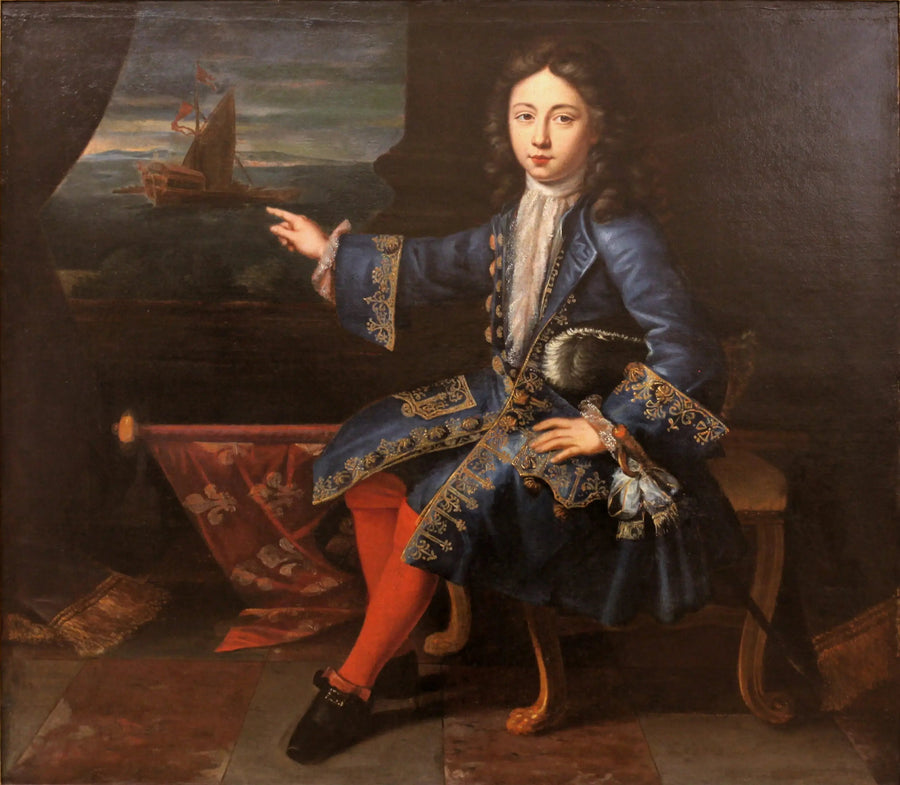 Portræt af Toulouse-ætten - Hyacinthe Rigaud