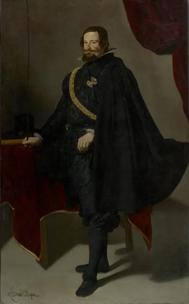 Portrait af greve-duke d'Olivares - Diego Velázquez