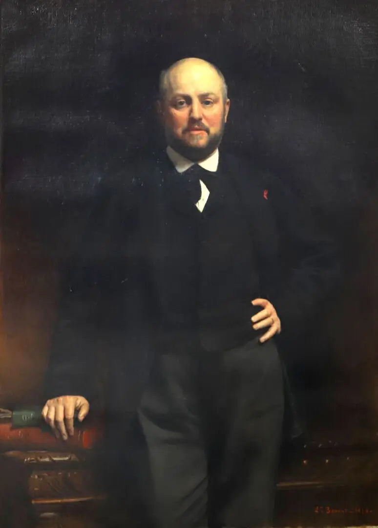 Portræt af greve Frédéric Alexis Louis Pillet-Will - Léon Bonnat