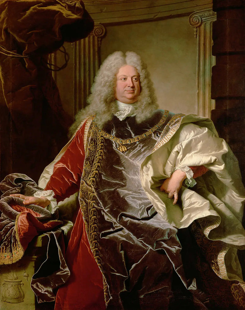 Portræt af greve Sinzendorf af Hyacinthe Rigaud - Hyacinthe Rigaud