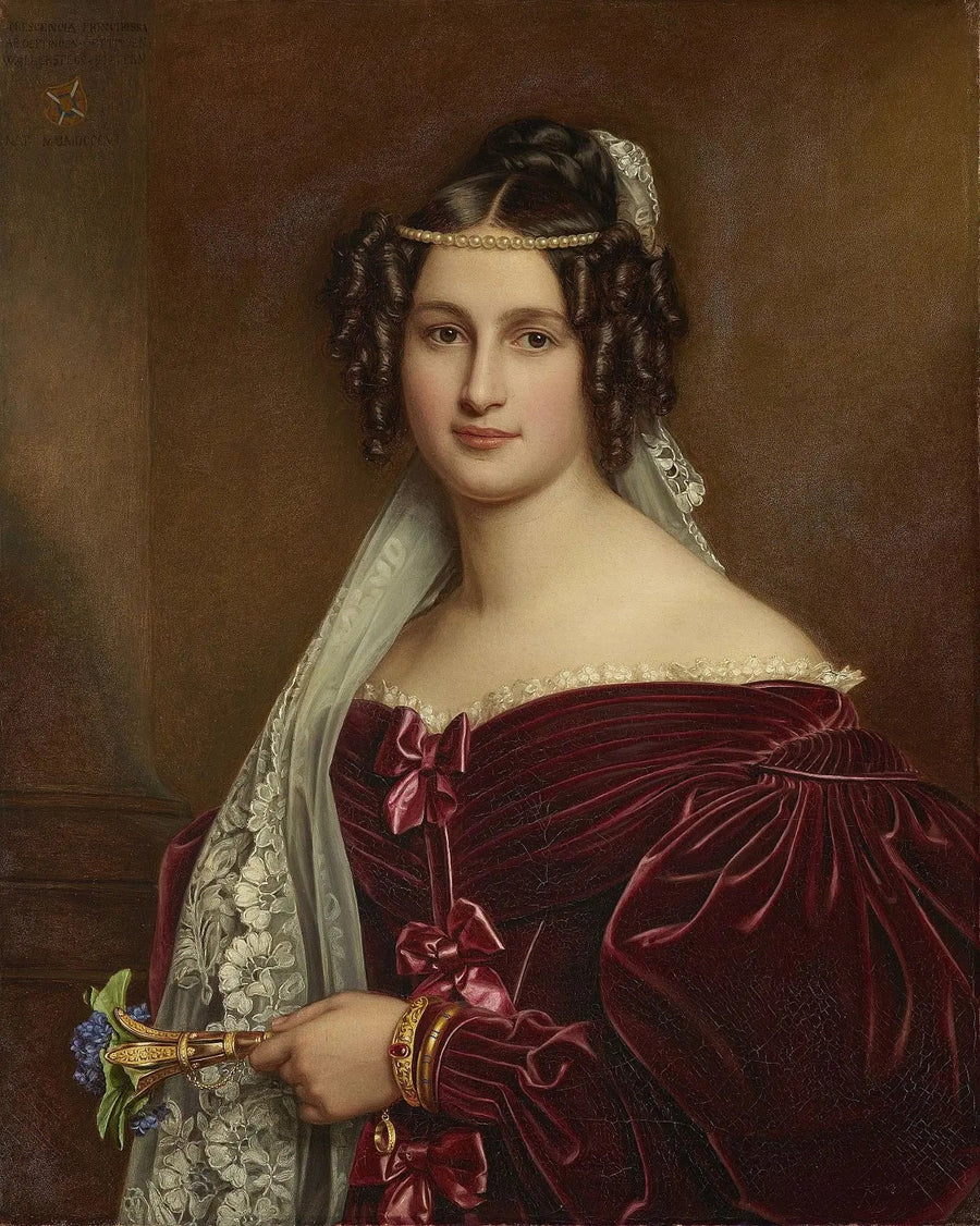 Portræt af Crescentia Bourgin - Joseph Karl Stieler