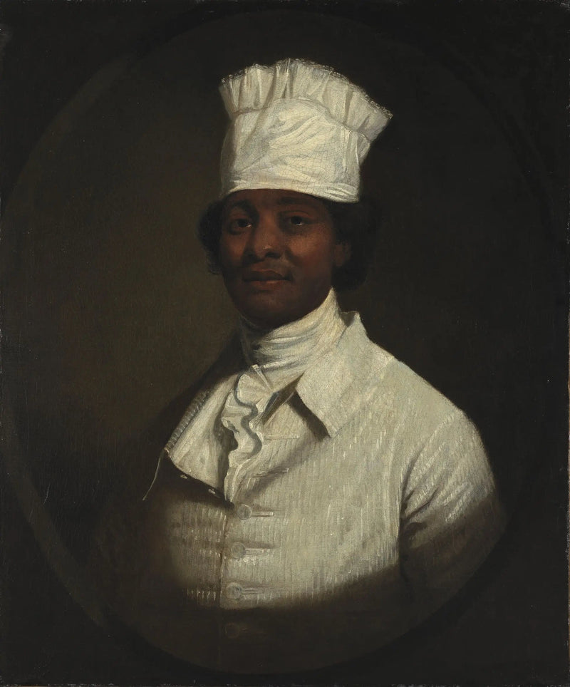 Portrait af George Washingtons kok - Gilbert Stuart