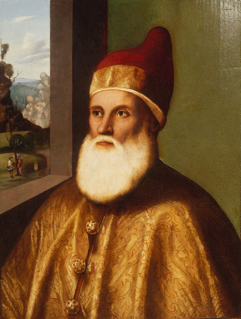 Portræt af Doge Agostino Barbarigo - Marco Basaiti