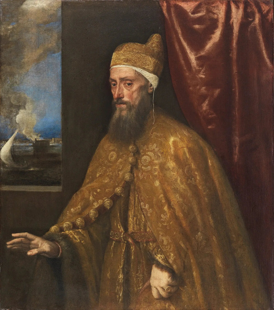Portræt af doge Francesco Venier - Titian