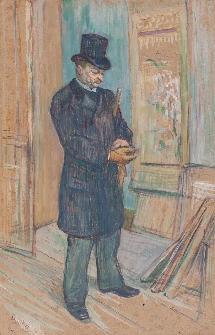 Portræt af Dr. Henri Bourges - Henri de Toulouse-Lautrec