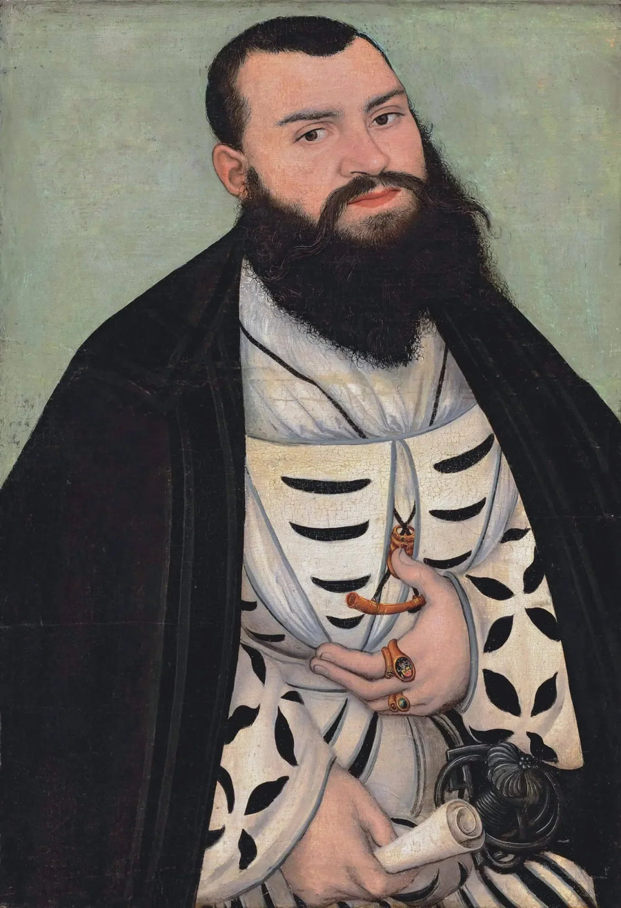 Portræt af Dr. Johann Scheiring - Lucas Cranach den Ældre