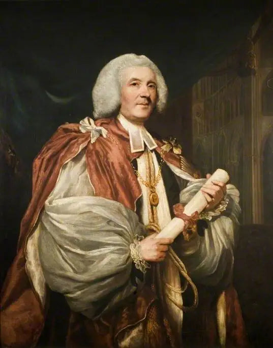 Portræt af Dr. John Thomas, biskop af Rochester - Joshua Reynolds
