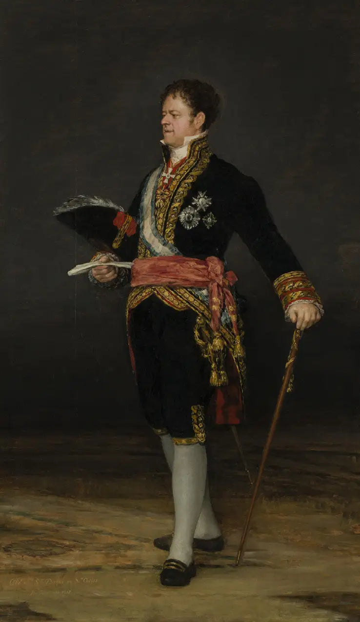 Portræt af hertugen af San Carlos - Francisco de Goya